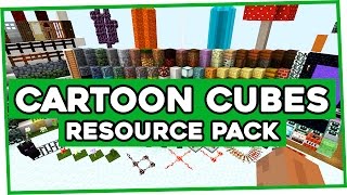 Cartoon Cubes Resource Pack for Minecraft 1.11.2 | Cartoon Cubes Texture Pack