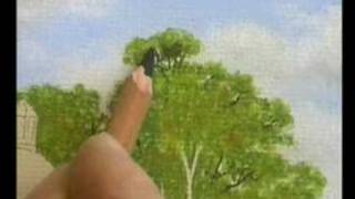 Tree Detail in Pastel Pencils