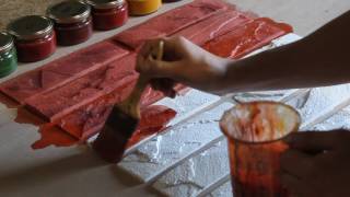 Красный краситель для гипса