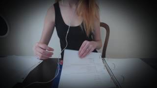 [ASMR] Paper Sound – Tapping I Turning I Sorting I Ripping I Crinkling