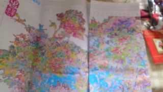 Набор для вышивки крестом из Китая - "Пионы"