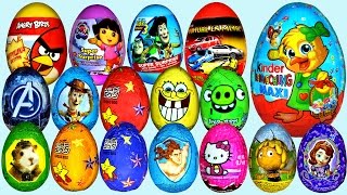 50 Surprise eggs Ну, погоди! Маша и Медведь Kinder Surprise Peppa Pig Dora the Explorer Surprise