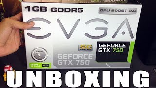 UNBOXING EVGA GEFORCE GTX 750 SUPER CLOCKED [PT-BR]