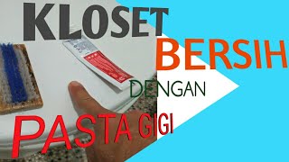 Cara Membersihkan Kloset Menggunakan Pasta Gigi