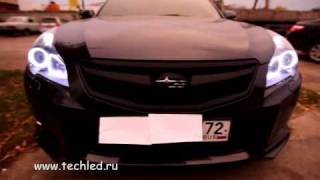 Subaru Legacy 2010. Led headlights