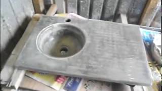 Изготовление мойки из бетона своими руками.1 часть