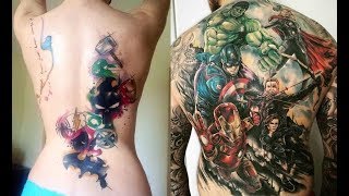 Marvel Tattoos That'll Make You Want to Be a Superhero