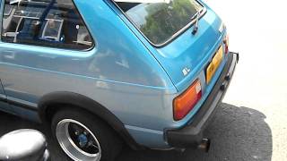 Toyota Starlet KP 60 on CBR 900 Carbs.