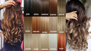 Indian skin tone hair color ideas/brown hair highlights for Indian skin