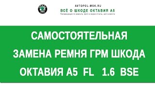 ? Замена ремня ГРМ на Skoda Octavia А5 FL 1 6 BSE - Часть.1 - ПОДГОТОВКА