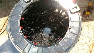 plucker machine from a washer tub   DIY