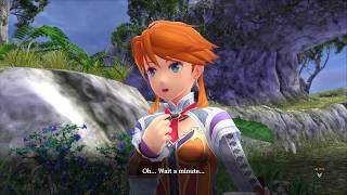 Adol watches Laxia shower scene - Ys VIII Lacrimosa of DANA (PC)