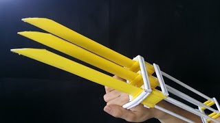 Как сделать когти Росомахи  | бумага | X-men Wolverine