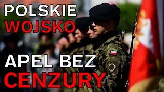 Apel wojskowy bez cenzury - Polskie wojsko. Jak to wyglądało kiedyś?