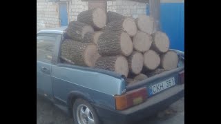 Пикап из 21083 Samara.  The hatchback truck with his hands. Truck out of the car with his hands