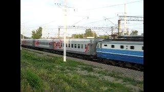 Электровоз ЧС2К-895 (ТЧЭ-6) со скорым поездом № 145У, Челябинск - Санкт-Петербург.