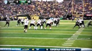 Oregon Highlights vs Colorado 10/27/2012