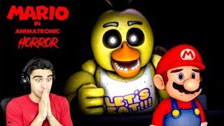 MARIO MEETS THE FNAF GANG! - Mario in Animatronic Horror (Demo)