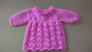 Vestido para bebé: Como hacer vestido para niña en crochet