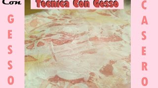 Tecnicas para utilizar el Gesso [Facil Scrapbooking]