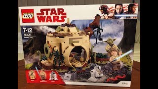 LEGO STAR WARS Хижина Йоды/Yoda's Hut 75208 новинка 2018 сборка и обзор