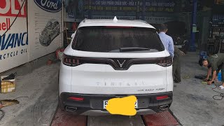 Sơ lược dàn treo, gầm Vinfast Lux SA 2.0 - gara Cường Nguyễn