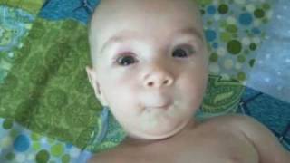 happy baby pees on mom