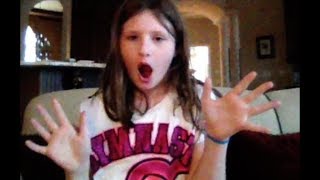 Silly Little Girl Tries To Blow Up Balloons - OIM Original