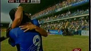 Emelec 3 - Barcelona 0 - Goles del primer clásico del Astillero 2010 (07 Marzo)