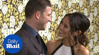 Jamie Chung and Bryan Greenberg loved up at HBO after party - Daily Mail
