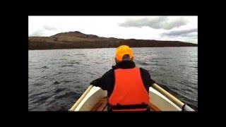 Rowing Skipper 14 with sliding seat on Loch Lomond