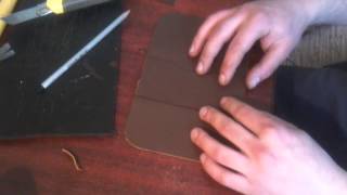 Работа с кожей. Ключница своими руками (Handmade leather keyhollder)