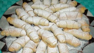 Мутаки рогалики с ореховой начинкой.Азербайджанская кухня.