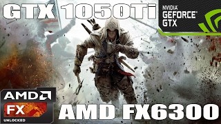 (1080p) Assassin's Creed 3 - GTX 1050 TI - AMD FX 6300 -Benchmark ULTRA/HIGH/MED