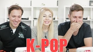 РУССКАЯ СЕМЬЯ СМОТРИТ K-POP [PSY, TWICE, BTS]