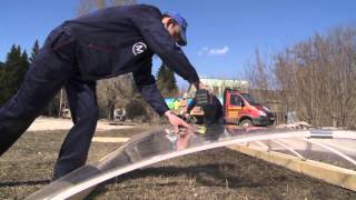 Теплицы Умница с открывающейся крышей