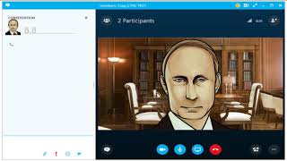 Поздравление с днём рождения для Сергея от Путина по скайпу