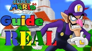 Waluigi in Super Mario 64 DS - Read Desc.
