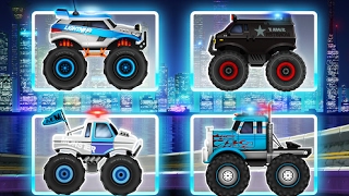 Monster Truck Police Racing "CHAPTER ARİZONA" Action - Videos Games for Kids - Girls - Baby Android