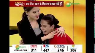 Live शो में मौलाना कासमी ने अंबर जैदी को कहे 'अपशब्द'