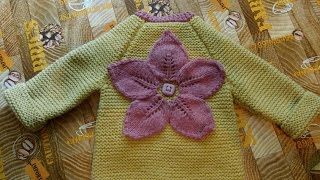 Вяжем кардиган для девочки.