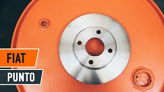 Como trocar discos de travão dianteiros e pastilhas de travão FIAT PUNTO 188 TUTORIAL | AUTODOC