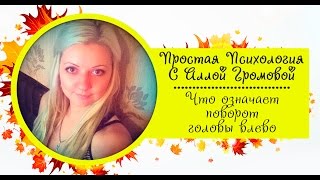 Язык тела. Видео 2. Поворот головы влево