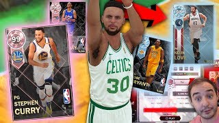 NBA 2K18 My Team ROUND 2 HAS BEGUN! PINK DIAMOND CURRY SPLASHIN! SICK DIAMOND REWARD 98 KEVIN LOVE!