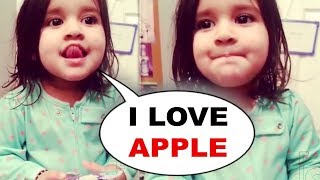 Bigg Boss 12 Karanvir Bohra Daughter Bella Saying Apple | CUTEST VIDEO