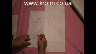Мод.№12.Пошив юбки с цельнокроенным поясом