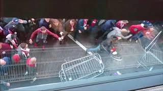 FC Köln fans cause troubles in London before the match with Arsenal 14.09.2017