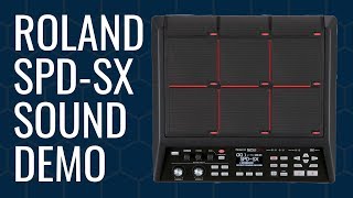 Roland SPD-SX Sounds: Preset Demonstration