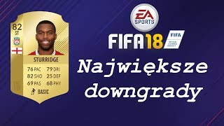 FIFA 18 1# Największe downgrady - Sturridge 82