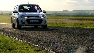 Мини тест-драйв Новая Лада Калина. Лада Калина 2. Mini Test-drive of LADA Kalina New HD